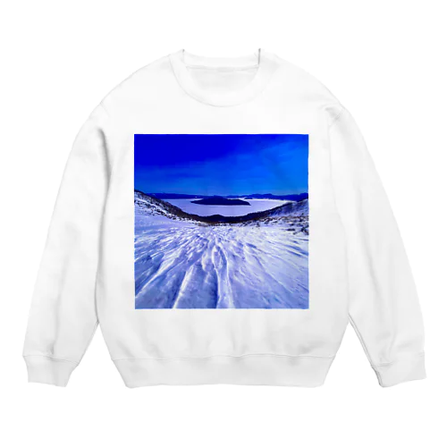 屈斜路湖 Crew Neck Sweatshirt