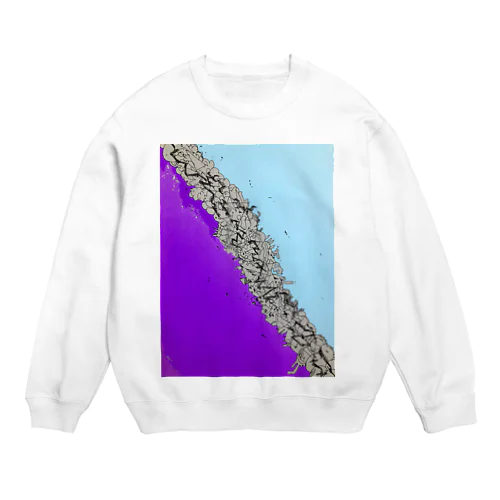 紫浄土 Crew Neck Sweatshirt