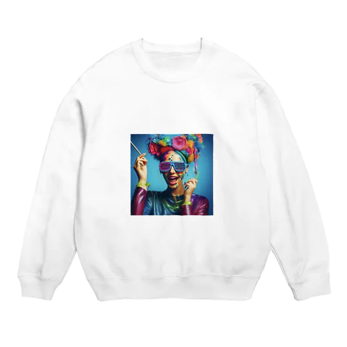 ダンスミュージックの世界へようこそ！ Crew Neck Sweatshirt