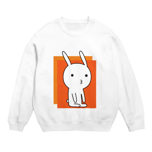 素うさぎ ー瞑想ー Crew Neck Sweatshirt