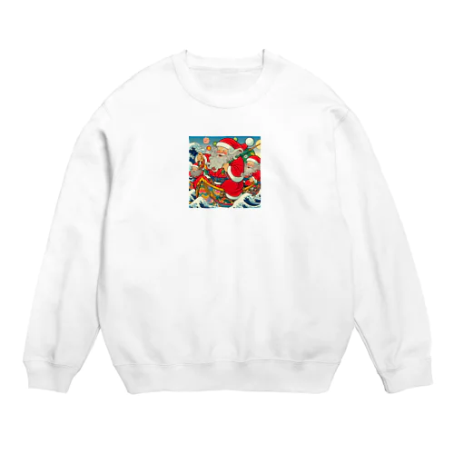 和風サンタクロース Crew Neck Sweatshirt