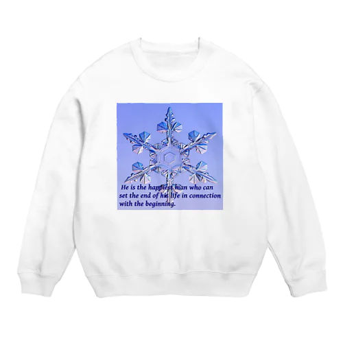 雪の華 Crew Neck Sweatshirt