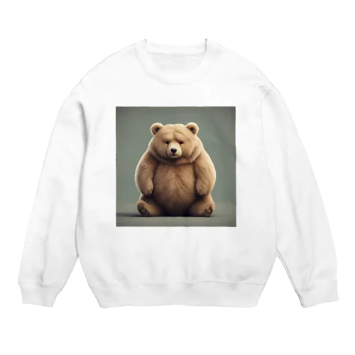 ぷにクマ🐻グッズ Crew Neck Sweatshirt