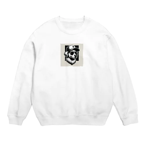 キャップ犬9 Crew Neck Sweatshirt