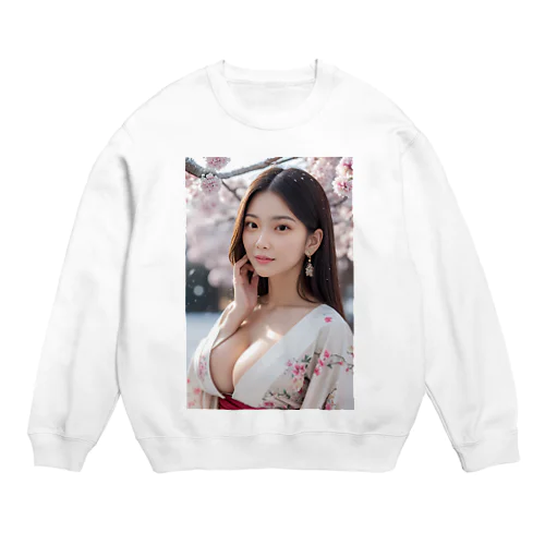 AI美女collection Crew Neck Sweatshirt