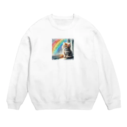 猫 Crew Neck Sweatshirt