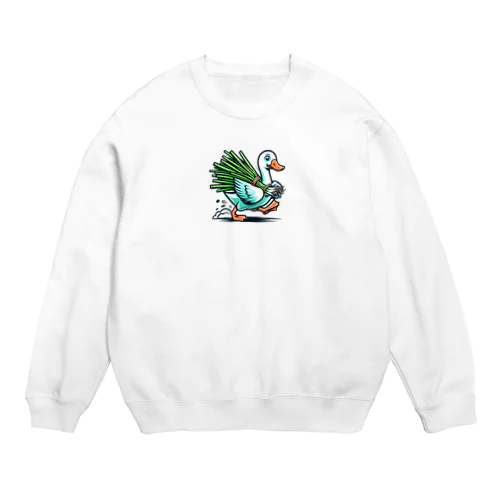 鴨がネギを背負って来るC Crew Neck Sweatshirt