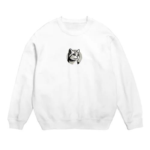 ねこねこ Crew Neck Sweatshirt