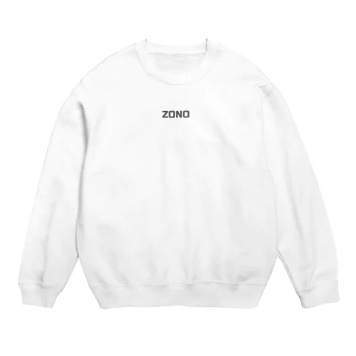 ZONO ブランドロゴ Crew Neck Sweatshirt