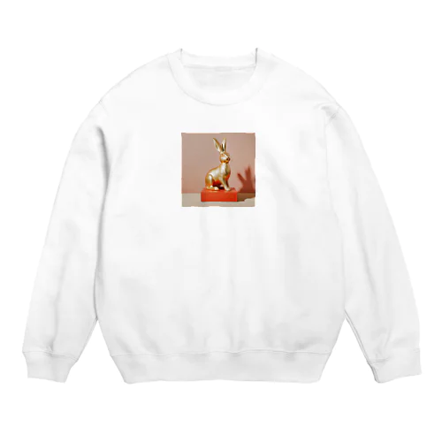 黄金のうさぎ Crew Neck Sweatshirt