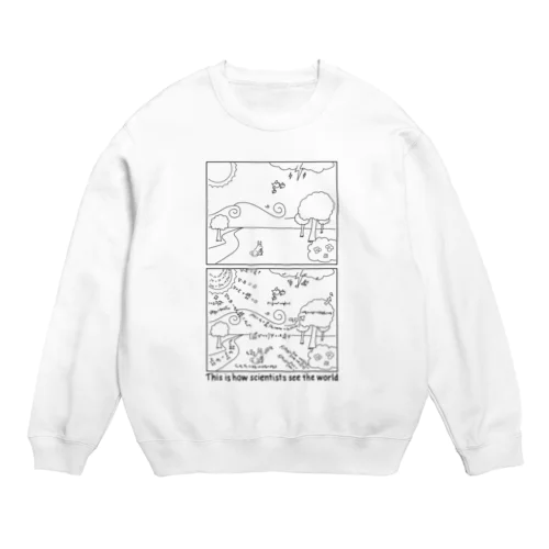 科学どこでも物理化学エレクトロニクス Crew Neck Sweatshirt