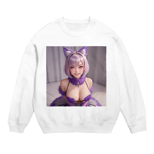 AI最強美少女 Crew Neck Sweatshirt