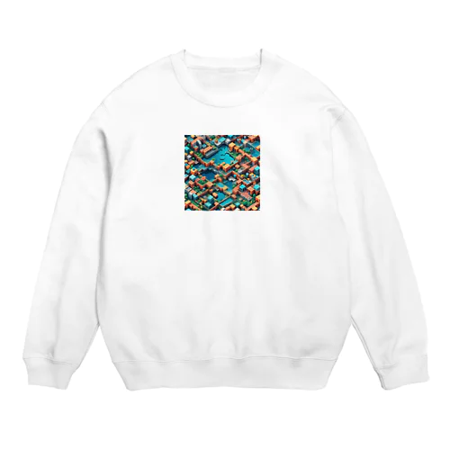 住宅の屋上 Crew Neck Sweatshirt