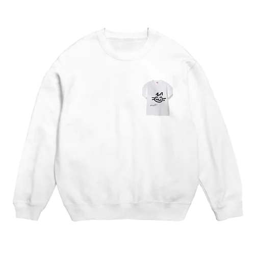 MIZUKI落書き猫  Crew Neck Sweatshirt