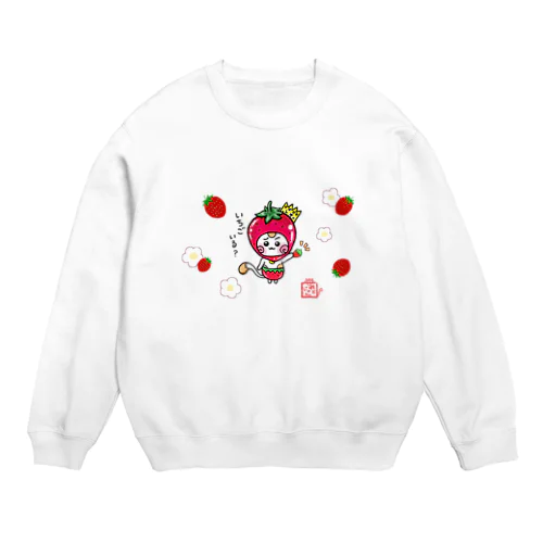 いちご☆旅猫王子れぉにゃん Crew Neck Sweatshirt