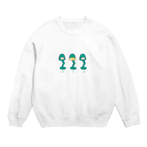 on/off Crew Neck Sweatshirt