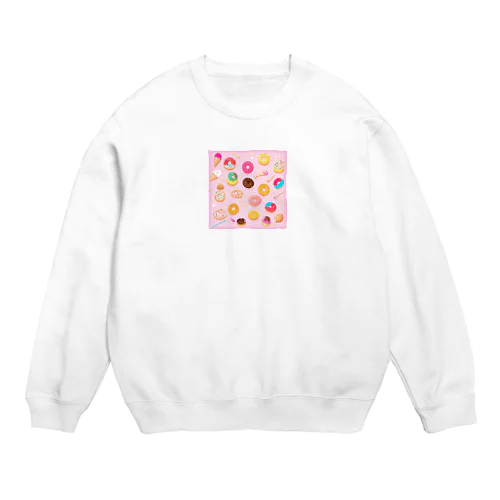 ドーナツいっぱい🍩 Crew Neck Sweatshirt