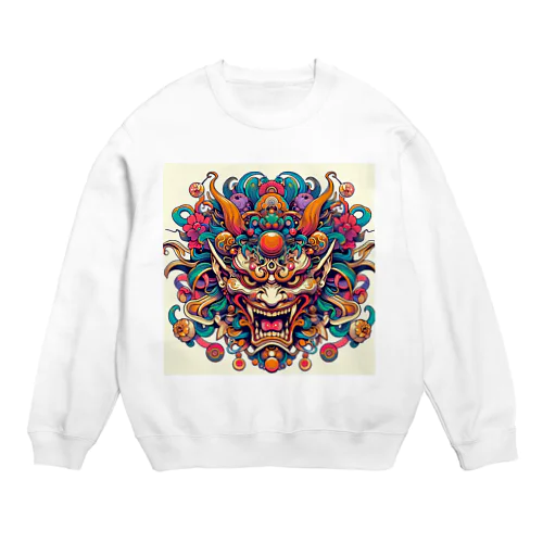 光の神 ヒカリガミ Crew Neck Sweatshirt