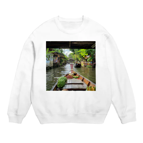 非日常のアジア旅　なでしこ1478 Crew Neck Sweatshirt