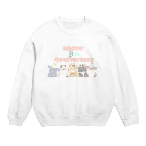 うさぎのしっぽ海老名5周年！ Crew Neck Sweatshirt