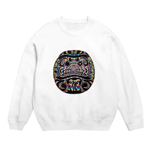 七転び八起き商売繁盛達磨L⭐︎D Crew Neck Sweatshirt