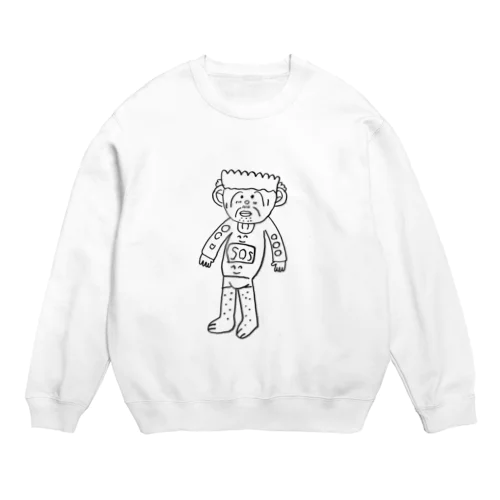 こどもとじゅんばんにかいた絵 Crew Neck Sweatshirt