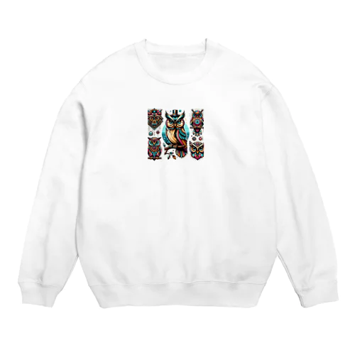 Yoruno hukurou Crew Neck Sweatshirt