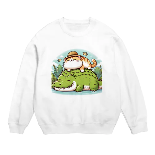 眠りネコ Crew Neck Sweatshirt