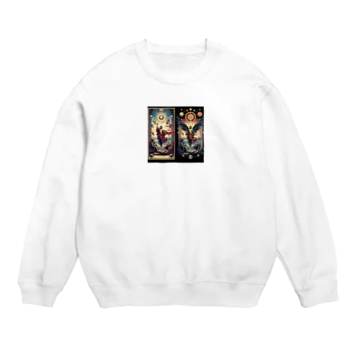 幸運を呼ぶタロット Crew Neck Sweatshirt