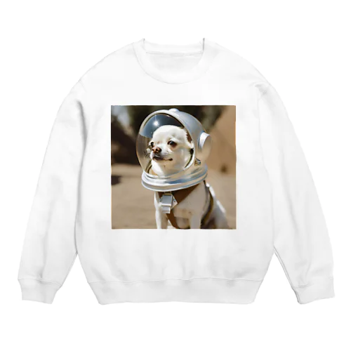 宇宙犬　ちわわん　Ver.2 Crew Neck Sweatshirt