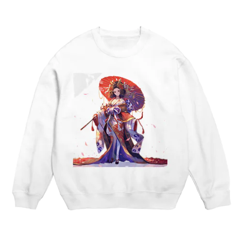 紅に咲く、絢爛たる宮廷の姫 Marsa 106 Crew Neck Sweatshirt