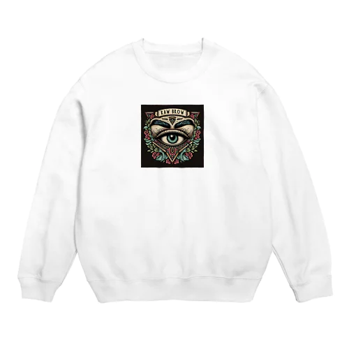 おめめ Crew Neck Sweatshirt