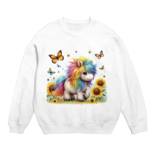 Pretty　ミニチュアホース Crew Neck Sweatshirt