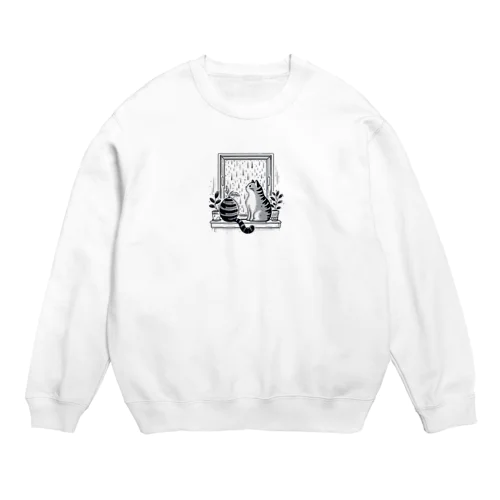 猫 Crew Neck Sweatshirt