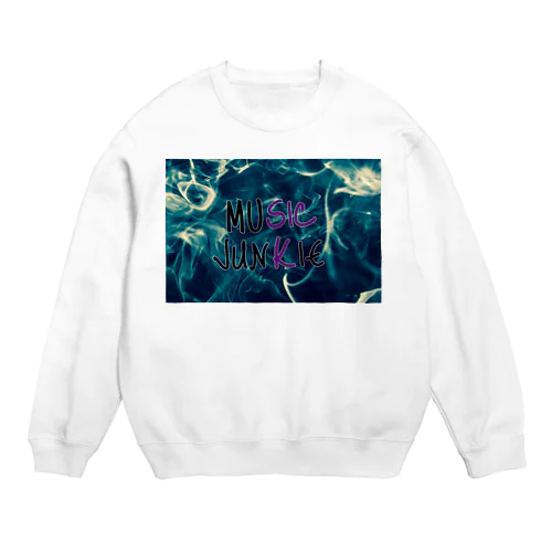 音楽中毒 Crew Neck Sweatshirt