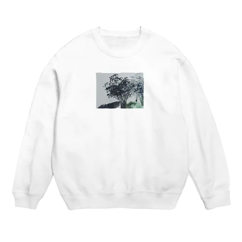 花とその影 Crew Neck Sweatshirt