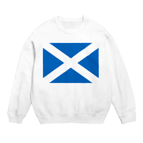 スコットランドの国旗 Crew Neck Sweatshirt