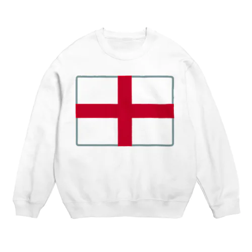 イングランドの国旗 Crew Neck Sweatshirt