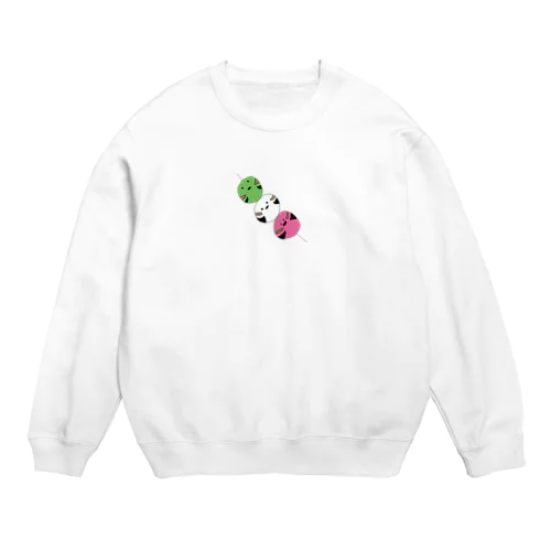 【ばーず】シマエナガ団子 Crew Neck Sweatshirt