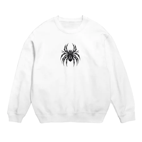 蜘蛛りん Crew Neck Sweatshirt