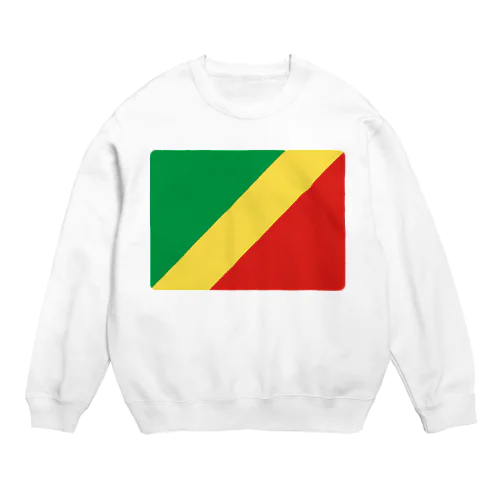 コンゴ共和国の国旗 Crew Neck Sweatshirt