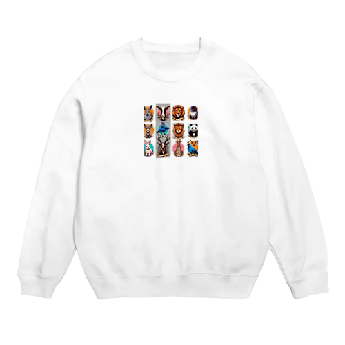 アニマルズ Crew Neck Sweatshirt