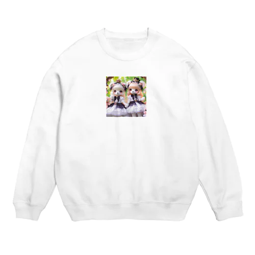 カワイイくまさんユニットがついにデビュー！ Crew Neck Sweatshirt