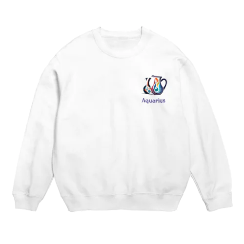 12星座/水瓶座 Crew Neck Sweatshirt