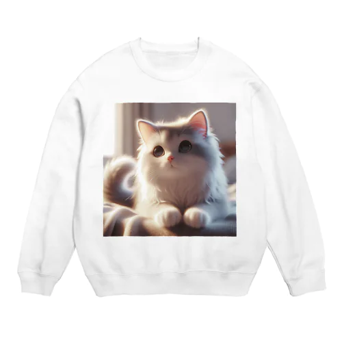 ねこニコばん Crew Neck Sweatshirt