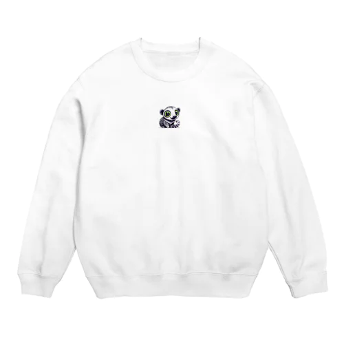 不気味で可愛いタマンデュア001 Crew Neck Sweatshirt