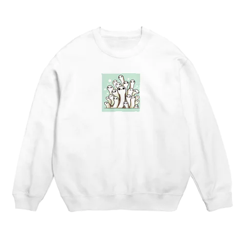 ちんあなごくん Crew Neck Sweatshirt