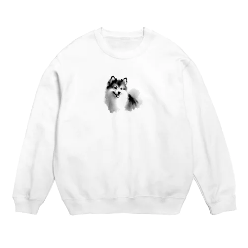 水墨犬 Crew Neck Sweatshirt