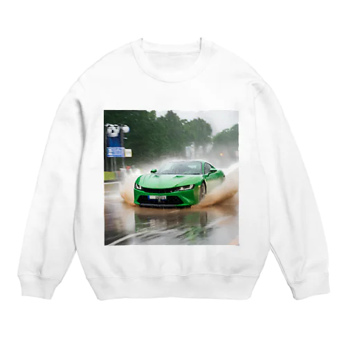 雨の疾走 Crew Neck Sweatshirt