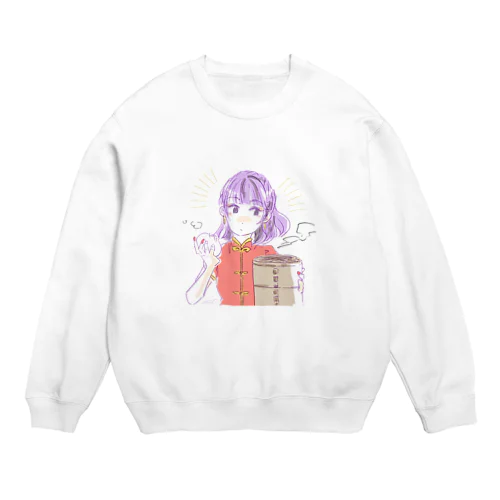 豚まんちゃん Crew Neck Sweatshirt